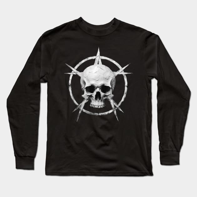 Occult skull Long Sleeve T-Shirt by KIDEnia